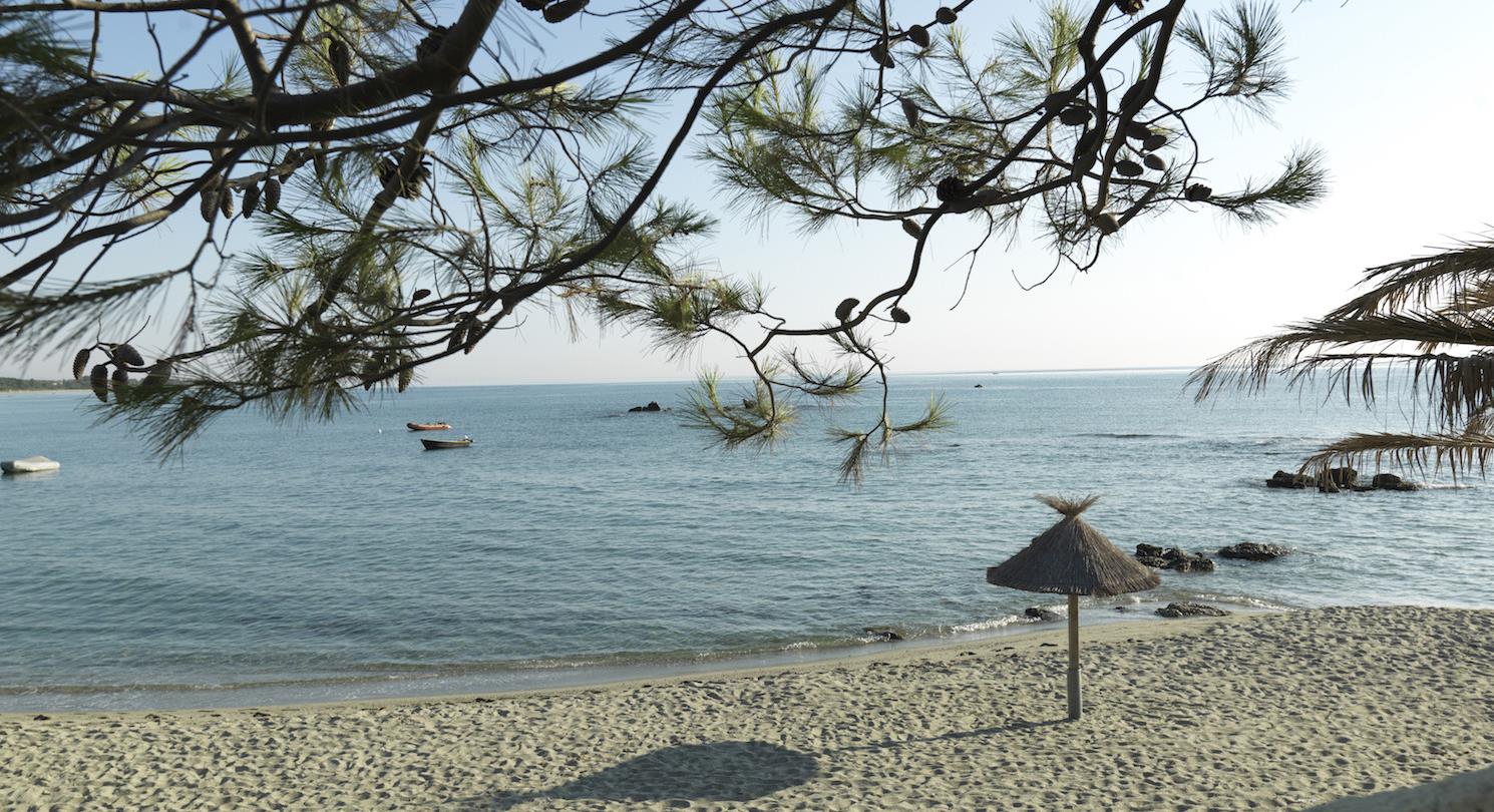 Naaktstrand in Bravone - naturistencamping Corsica
