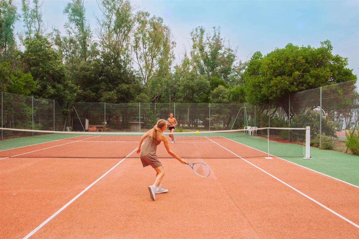 Tennisbaanverhuur in Bagheera, Corsicaans naturisme