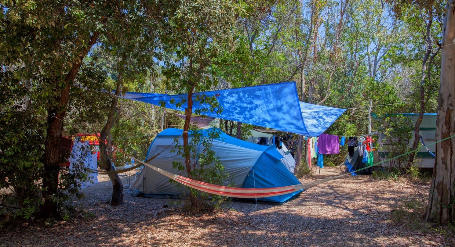 naturistencamping tentplaats Corsica