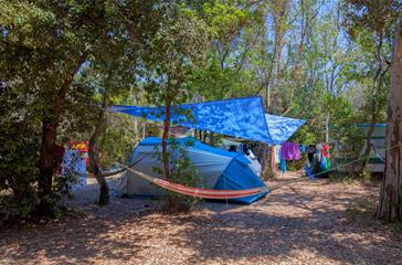naturistencamping tentplaats Corsica