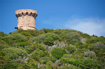 Genoise Tower, Erbalunga in Corsica - Domaine de Bagheera, naturistisch vakantiedorp Corsica