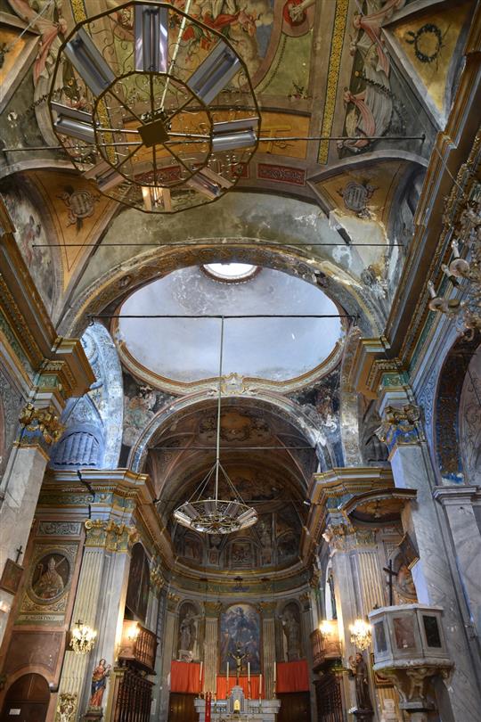 Barokke kerk van Saint Erasme Cervioni op Corsica - Domaine de Bagheera, naturistisch vakantiedorp