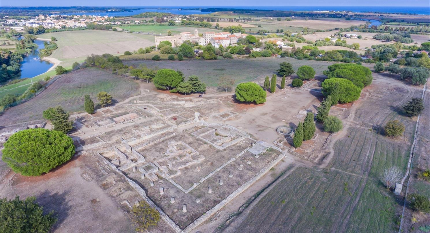 Archeologische site Aleria - Domaine de Bagheera, naturistische vakantie Corsica