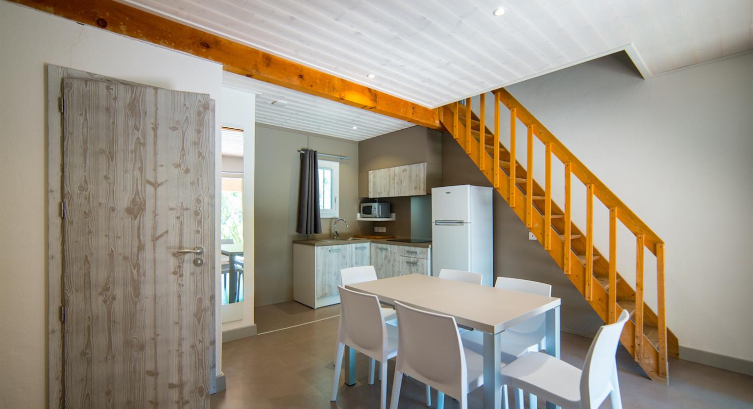 Villa Type B - naturisten accommodatie Corsica voor 4 personen in de buurt van Aleria