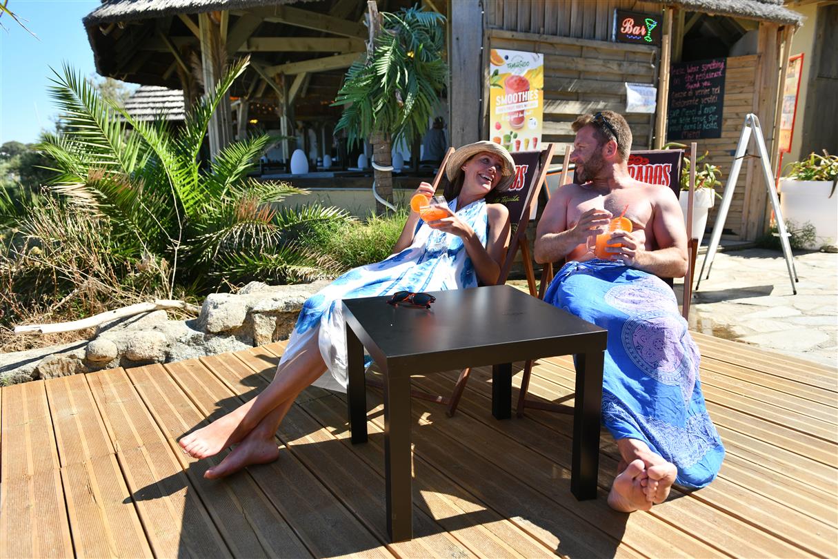 Paillote - Naturistencamping op Corsica aan zee