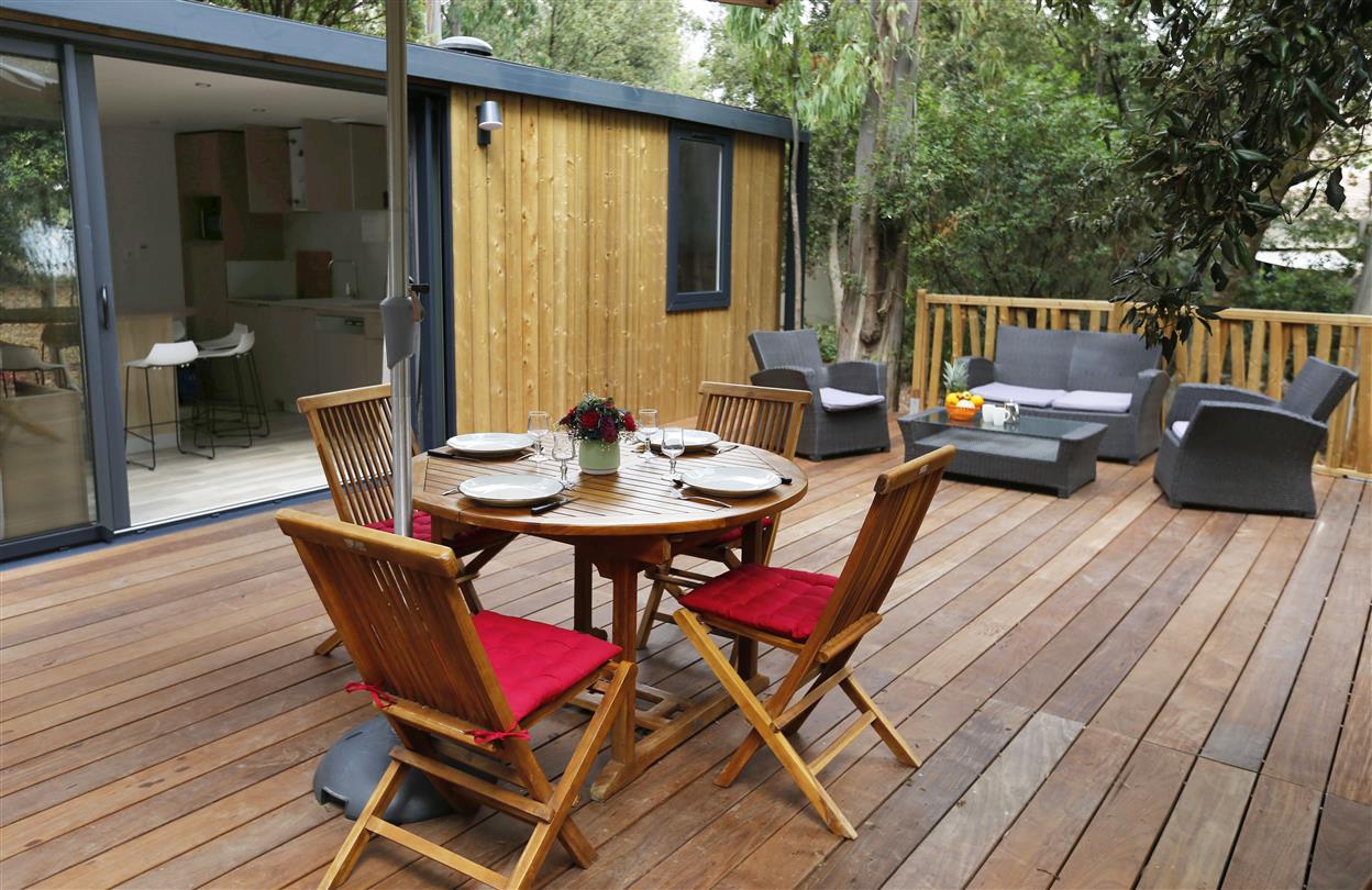 MOBIL HOME K-WEST Luce & Mare Naturistische vakantiewoning op Corsica aan zee