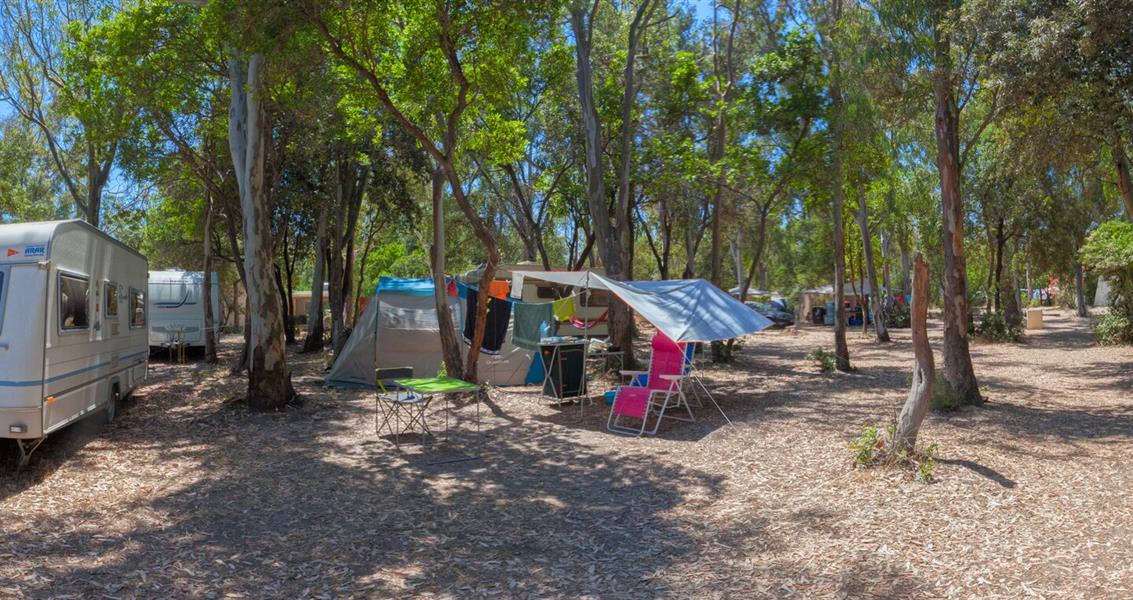 Kampeerplaatsen aan zee 4 sterren Corsica, Linguizzetta - Domaine de Bagheera